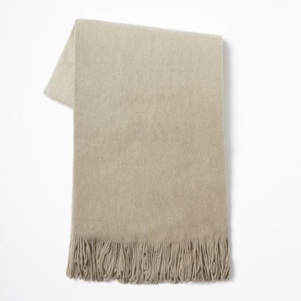 WEST ELM Softest Throw – Ombré (Soot)